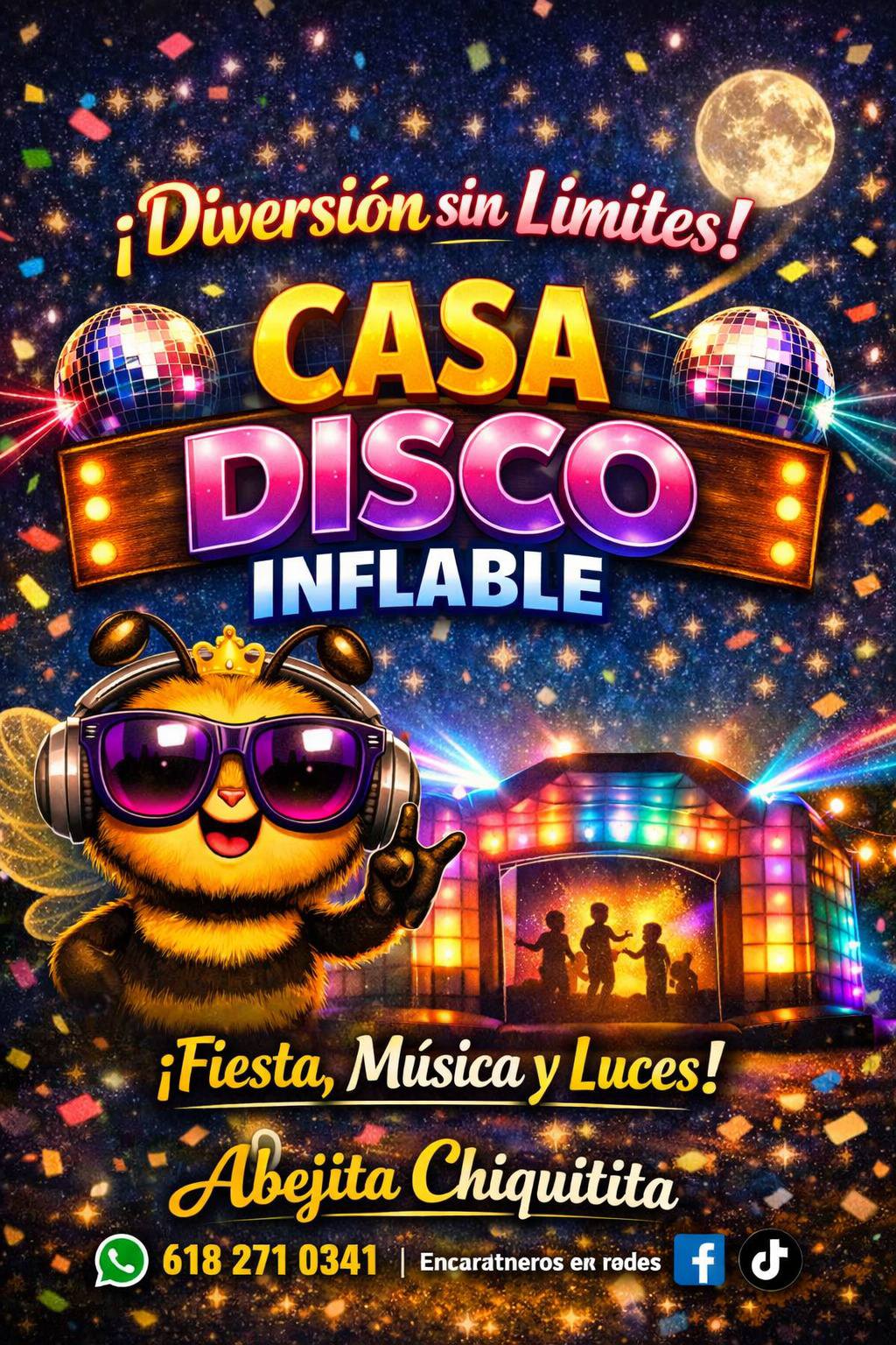 Casa Disco Inflable